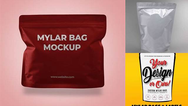 6764+ Mylar Bag Template Psd Free PSD