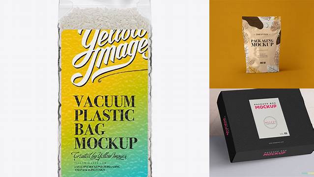 6773+ Vacuum Packaging Mockup Free Free Editable PSD