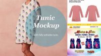 6775+ Mockup Tunik Cdr Mockup PSD Free Download