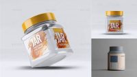 6776+ Square Plastic Jar Mockup Creative PSD Templates