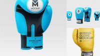 6777+ Boxing Glove PSD Mockup Front View Unique Free Photoshop Files