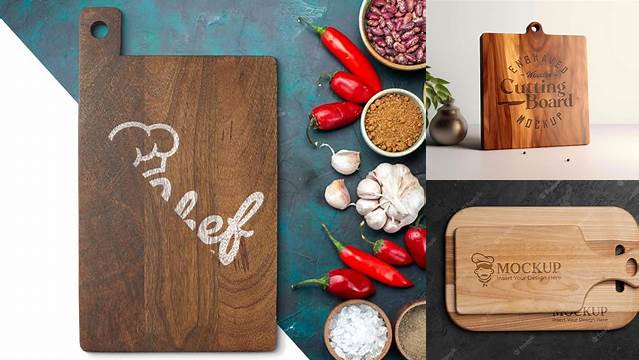 6777+ Cutting Board Mockup Free Mockup PSD