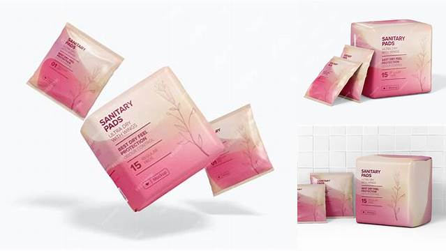 678+ Sanitary Pad Mockup Best Free Mockup PSD