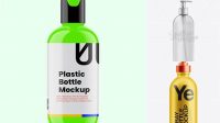 6785+ Plastic Lotion Bottle with Batcher PSD Mockup Download Customizable PSD