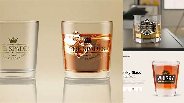 6785+ Whisky Tumbler Glass PSD Mockup Creative Free Photoshop Template