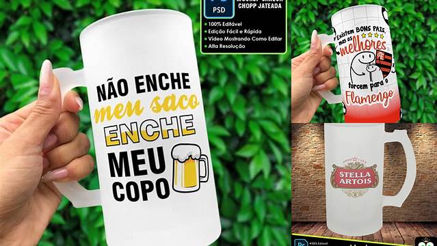 6786+ Mockup Caneca De Chopp Jateada Fully Layered PSD Freebie