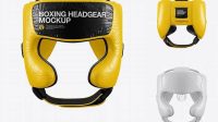 6789+ Boxing Headgear PSD Mockup Front View High Resolution