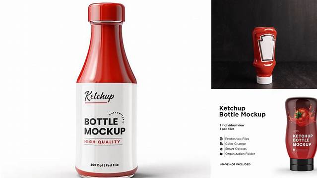 6790+ Ketchup Bottle Mockup Download Free