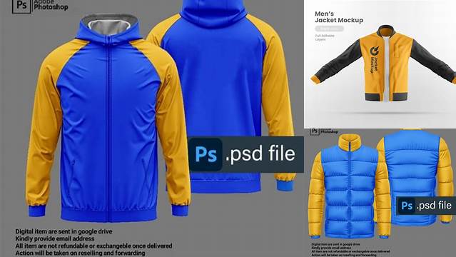 6801+ Mockup Jaket Professional Design PSD