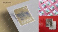 6802+ Postage Stamp Mockup Download Free