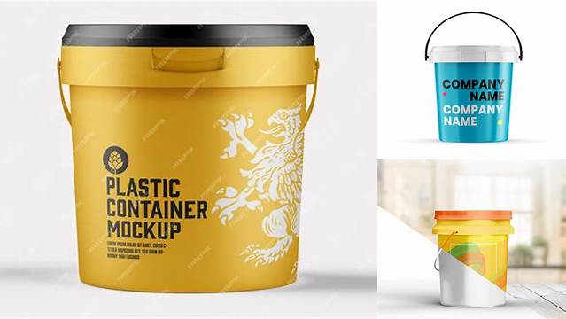 681+ 10L Paint Bucket PSD Mockup Mockup PSD Free Download