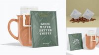 6812+ Drip Coffee Bag Mockup Easy Editable