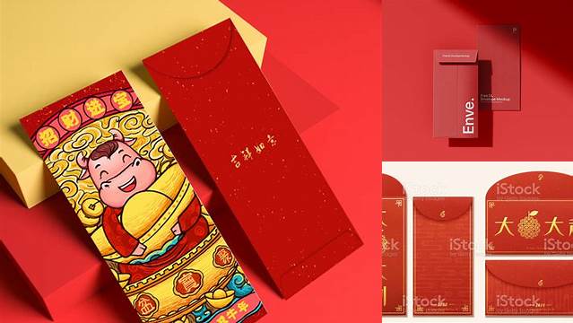 6820+ Red Packet Mockup Psd Best Free Mockup PSD