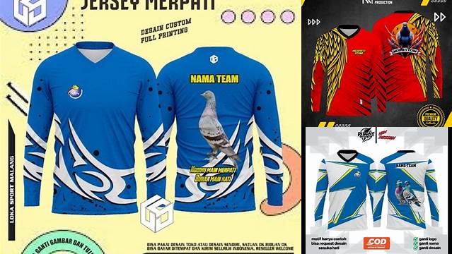 6822+ Desain Jersey Merpati For Free Download