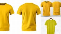 6838+ Yellow Images Apparel Mockups Free Download Smart PNG Image