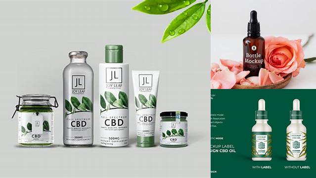 6840+ Cbd Oil Bottle Mockup Free Download High-End Creative PSD Template