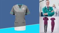 6843+ Doctor Uniform Mockup For Free Download