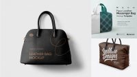 6845+ Leather Bag PSD Mockup Half Side View Unique Free Photoshop Files