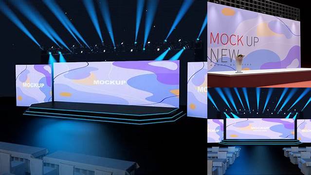 6848+ Event Stage Mockup Free Include TIFF