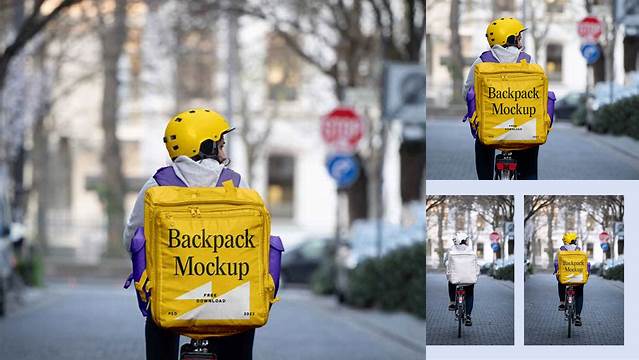 685+ Delivery Backpack Mockup Free Digital Download