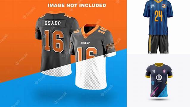 6853+ Football Jersey Mockup Professional PSD Template