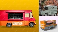 6865+ Foodtruck PSD Mockup Front View Download Premium PSD Resource