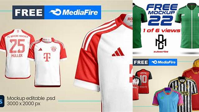 6874+ Mock Up Jersey Adidas Psd Creative Design Mockup