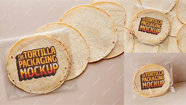 6879+ Tortilla Packaging Mockup Easy Editable