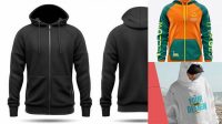 6879+ Zipper Hoodie Mockup Free Best Free Mockup PSD