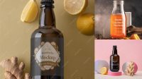 6884+ Kombucha Mockup Download Free Premium Design PSD