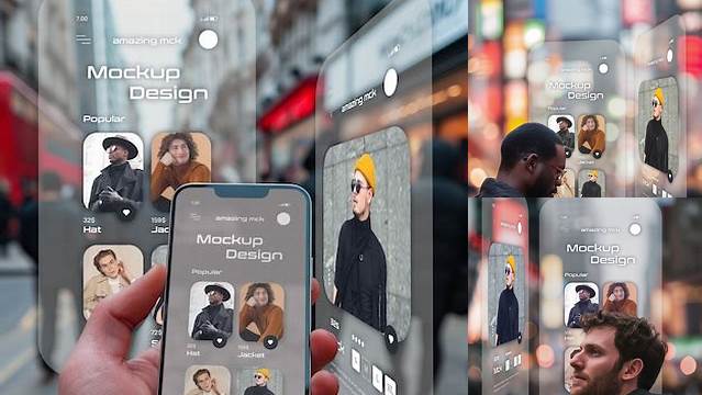 6892+ Augmented Reality Mockup Psd Smart Object Free Photoshop File