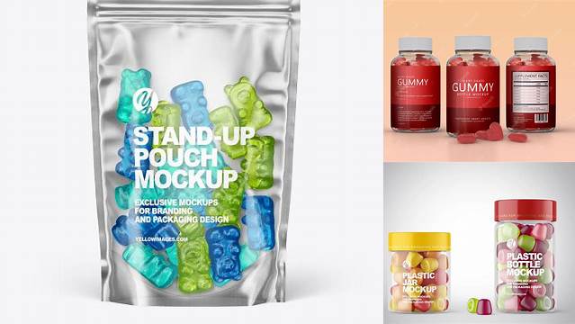 6892+ Gummies Mockup For Free Download