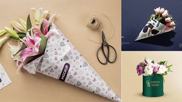 6893+ Flower Packaging Mockup Free Exclusive PSD Design Freebie