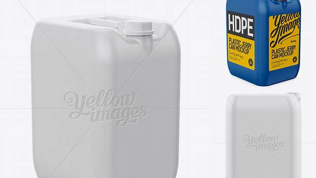 6902+ 20L Plastic Jerry?an PSD Mockup Halfside View Stylish PSD for Free