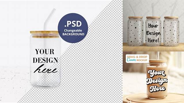 6905+ Can Glass Mockup Best Free Mockup PSD