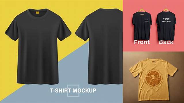 6911+ Download Mockup T-shirt Front & Back High Resolution