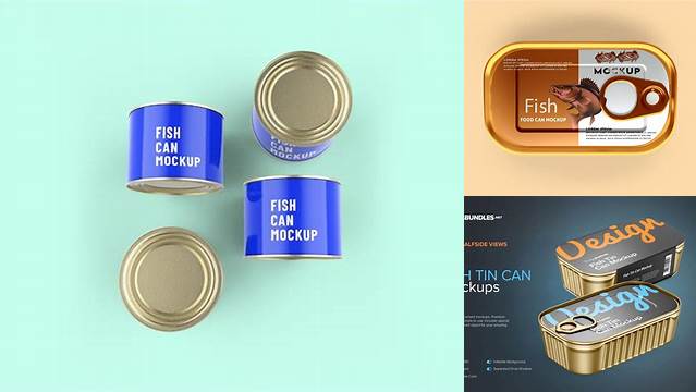 6911+ Fish Tin Can PSD Mockup Creative PSD Resources