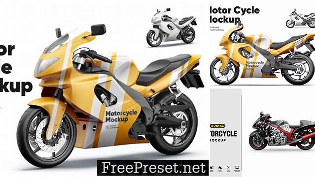 6911+ Motorbike Mockup Digital Download