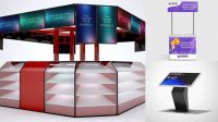 6913+ Free Kiosk Mockup PSD Free Download