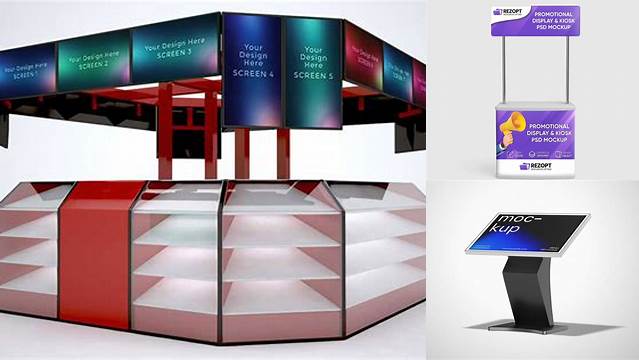 6913+ Free Kiosk Mockup PSD Free Download