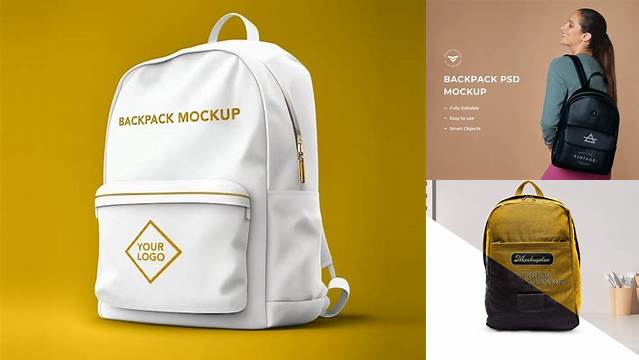 6917+ Backpack Mockup PSD Free Download