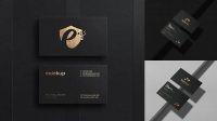 6917+ Gold Foil Business Card Mockup High-Resolution PSD Download