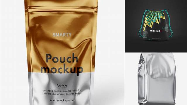 6920+ Metallic Bag PSD Mockup Smart Layer PSD