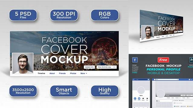 6920+ Mockup Facebook Cover High Resolution