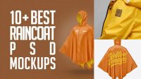 6920+ Raincoat Mockup Best for Showcase