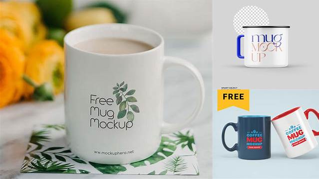 6922+ Matte Golf Mug PSD Mockup Stylish PSD for Free