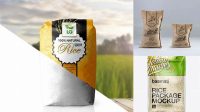 6922+ Rice Bag Mockup Free Free Editable PSD