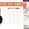 6928+ Scrunchie Tag Template Free Advanced Photoshop Template