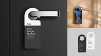 693+ Door Hanger Mockup Include TIFF