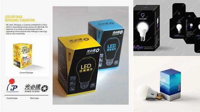 6932+ Led Bulb Packaging Design Psd Free Download High-Quality Editable PSD